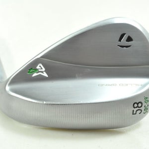 TaylorMade Milled Grind 4 Satin 58*-09 Wedge Senior Flex RH Graphite #192639