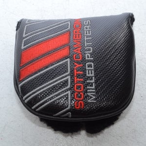 Titleist 2012 Scotty Cameron Select Red Black Mallet Putter Head Cover  #175536