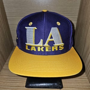 NEW Vintage Los Angeles Lakers Logo 7 NBA 1990s Sports Hat Cap Vtg Snapback