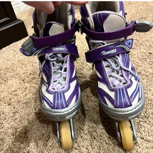 Purple Adjustable Roller Blades