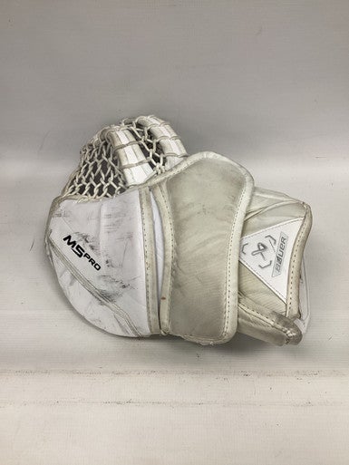 Used Bauer S22 M5 PRO Senior Goalie Catcher White 11851-S000033374