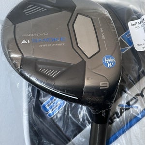 Callaway Paradym Ai Smoke MAX FAST Womens Fairway 9-Wood 25* Ladies Flex NEW!