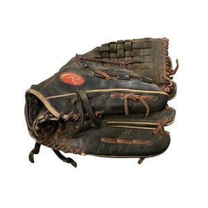 Used Rawlings GAMER SOFTBALL RH Throw Fastpitch Gloves Black 12" 11760-S000077587
