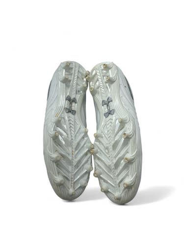 Used Under Armour NITRO Adult FB Cleats White Senior 9.5 11863-S000022553