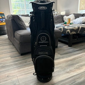 Black 16 Slot Sun Mountain Cart Bag