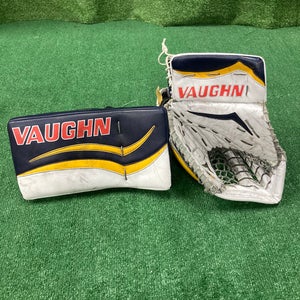 Vaughn V6 2000 Pro Goalie Glove & Blocker | Senior Regular