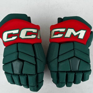CCM HGTK Tacks Pro Stock Hockey Gloves 13” Green 44378