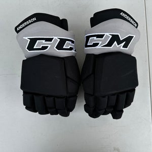 CCM HGTK Tacks Pro Stock Hockey Gloves 14" Black KINGS 38372