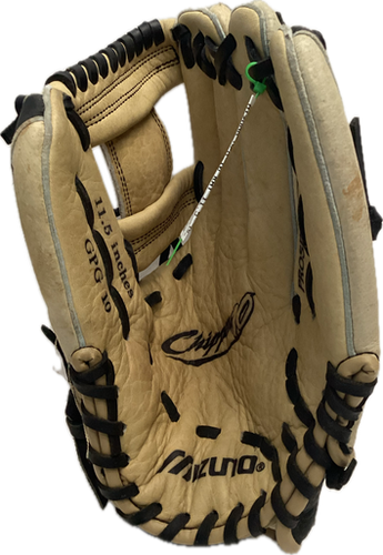Used Mizuno GPG 10 BB/SB Glove RH Throw Tan 11 1/2" 11443-S000195227