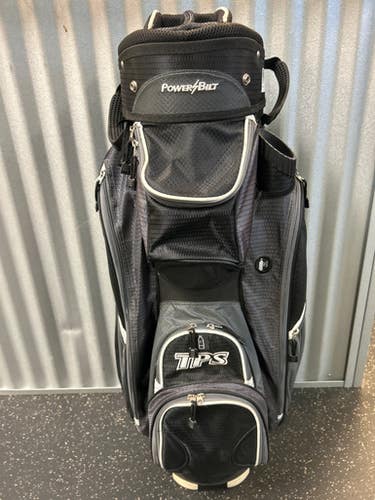 Used Powerbilt TPS Mens Cart Bag Black 11868-S000063558