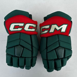 CCM HGTK Tacks Pro Stock Hockey Gloves 13” Green 12146