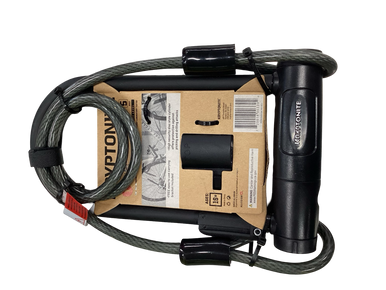 Used Kryptonite STANDARD U-LOCK AND CABLE Bike Accessory 11613-S000162611