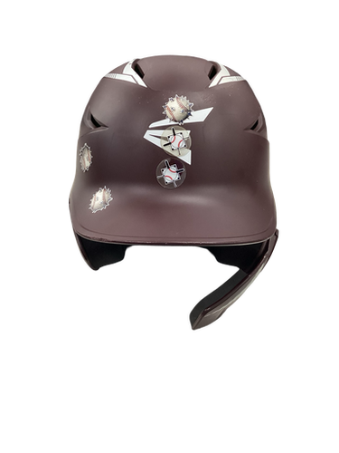 Used Easton ELITE MAX Batting Helmet No Mask Maroon M/L 11613-S000162541