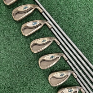 Callaway Hawkeye Iron Set 5-PW+SW Hawk Eye Gems Ladies Graphite Women's RH