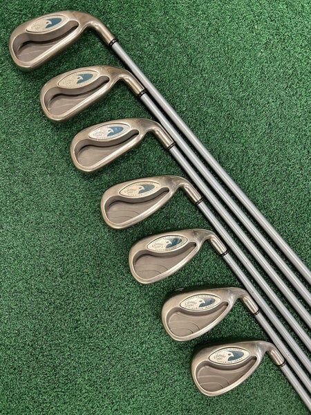 Callaway Hawkeye Iron Set 5-PW+SW Hawk Eye Gems Ladies Graphite Women's RH