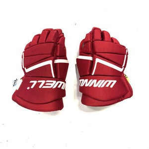 Used WinnWell AMP 500 Junior Gloves Red 12" 11860-S000293029