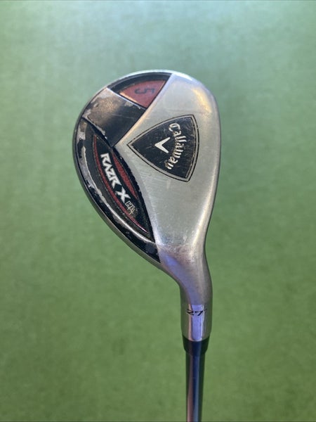 Used RH Callaway RAZR X HL Hybrid Set 4H, 5H, 6H, 7H Ladies Flex Graphite