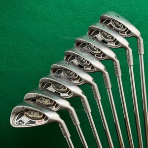 Ping G15 Black Dot 4-UW Iron Set Factory AWT Steel Stiff
