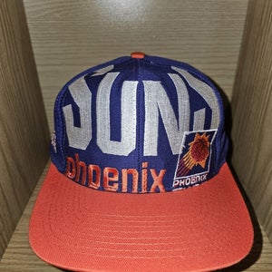 NEW Vintage Rare Phoenix Suns Big Logo Athletic NBA Sports Sample Hat Snapback