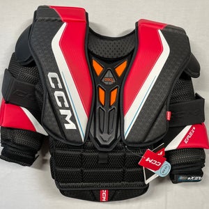 NEW CCM EFLEX 6 Goalie Chest Protector, Sr Medium