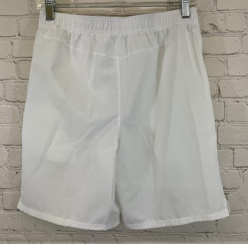Prince MPT14001W Women's Racquetball MATCH Polyester Shorts White L Large