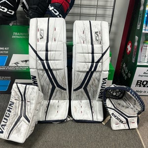 34”+1 2023 Vaughn V10 Pro Carbon Goalie Leg Pads Pro Stock (Used)
