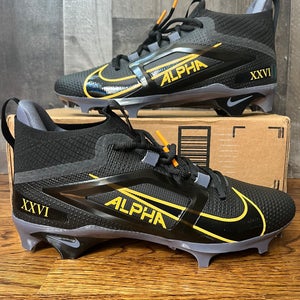 Nike Alpha Menace 4 Elite Saquon Barkley Football Cleats HF4313-001 Mens Size 10