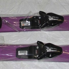 NEW HEAD skis Ambition 130cm adult Skis with BYS Bindings fit 23.5 to 26.5 boots
