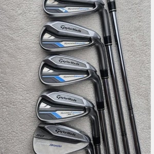 Men's TaylorMade Speedblade Right Handed Iron Set Regular Flex  Steel Shaft (Used)