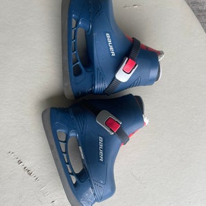 Bauer Lil Champ Hockey Skates Blue Size 8/9 (Used)