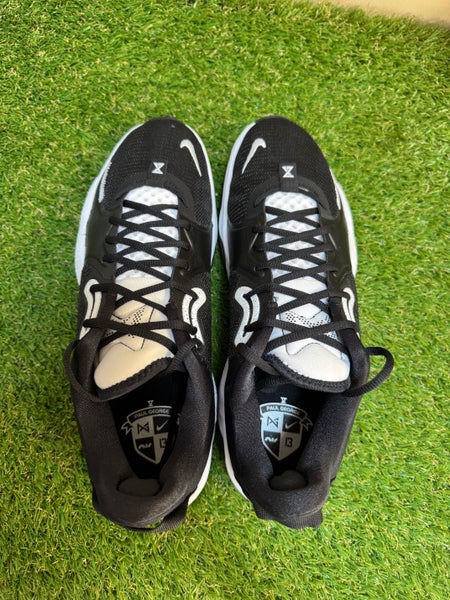 Nike Paul George PG 5 TB Team Basketball Shoes Black White  display picture 1