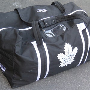 Black JRZ Toronto Maple Leafs NHL Pro Stock Hockey Team Equipment Travel Bag Player