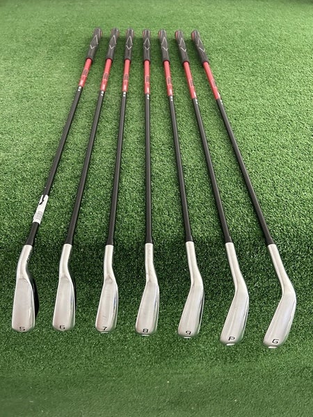 Cobra King LTDx One Length Iron Set 5-G / KBS PGI 75 Regular Graphite +1