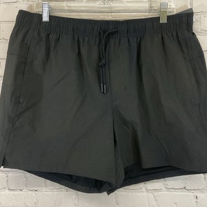 Men's MAX100415H Relaxed Fit Everyday Shorts Black Graph Charcoal L Large