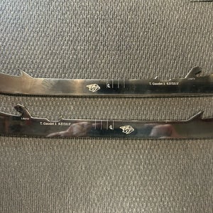 NHL Bauer  Tydan Pro Stock Hockey Skate Blades Replacement Black Steel Edge 272