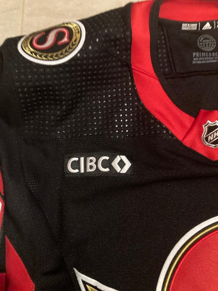 Ottawa Senators Adidas Pro Stock jersey - MiC 56 - Chartier Game Worn