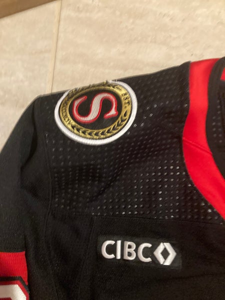 Ottawa Senators Adidas Pro Stock jersey - MiC 56 - Chartier Game Worn
