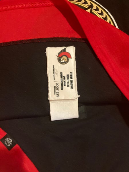 Ottawa Senators Adidas Pro Stock jersey - MiC 56 - Chartier Game Worn