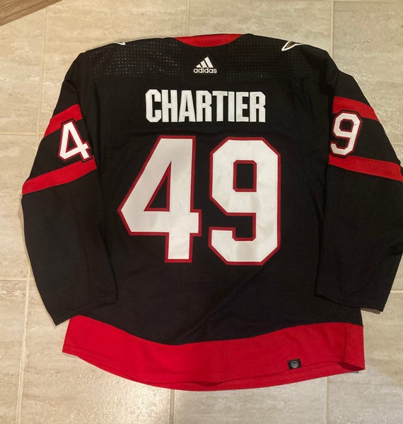 Ottawa Senators Adidas Pro Stock jersey - MiC 56 - Chartier Game Worn