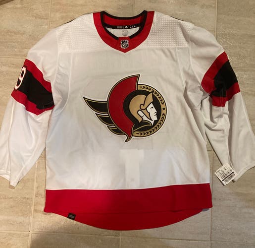 Ottawa Senators Adidas Pro Stock jersey - MiC 56 - Chartier team issued