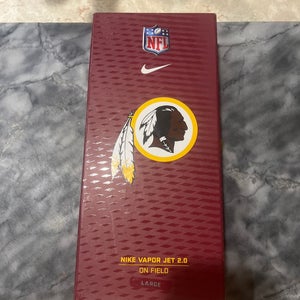 Washington Redskins Large Adult Nike Vapor Jet Gloves (New)