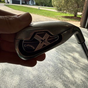 Men's Callaway X-18 Right Handed Iron Set Stiff Flex  Steel Shaft (Used)