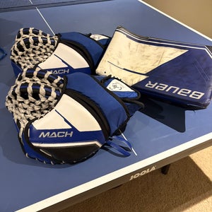 Bauer Mach  Pro Blocker and glove