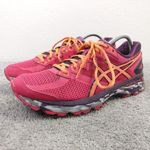 Asics GT 2000 4 Womens Size 10 Running Shoes T661N Red Pink Coral Sneakers Low