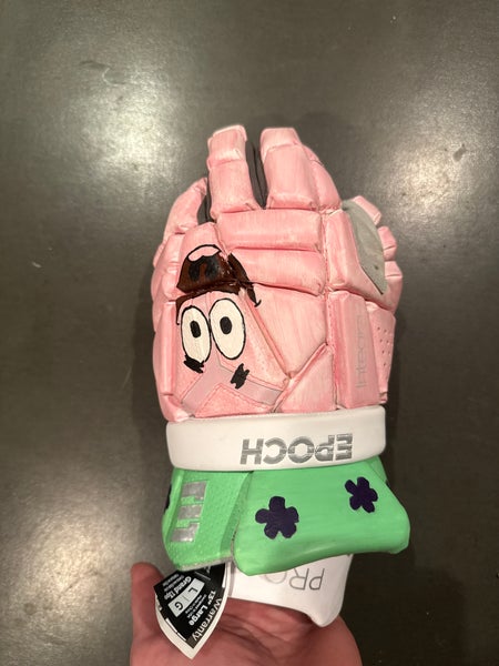 Custom Epoch SpongeBob Lacrosse Gloves (sz 13 LG)