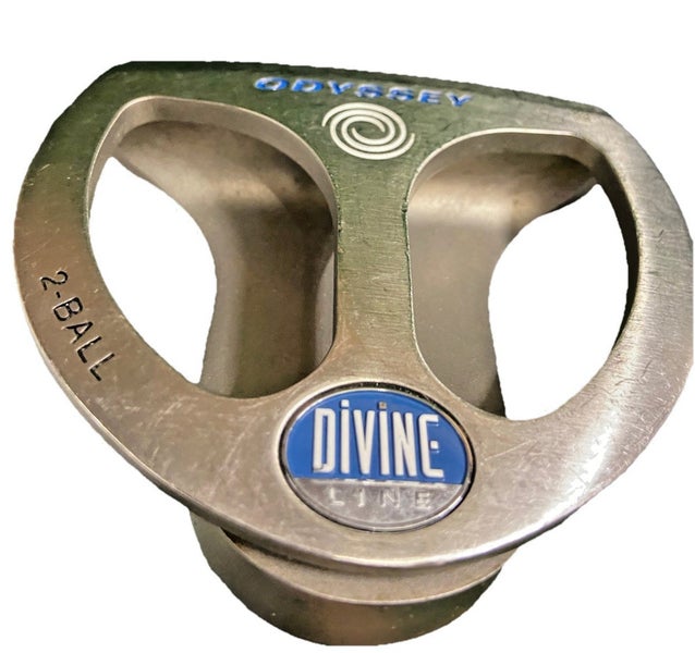 Odyssey Divine Line 2-Ball Mallet Putter RH Steel Shaft 33" New Mid Grip Sweet