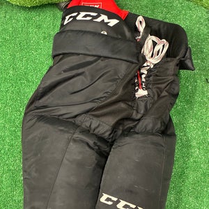 Black Senior Small CCM JetSpeed FT370 Hockey Pants (Used)