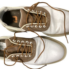 Used Foot Joy Mens Golf Shoes Brown Senior 9 11479-S000396998