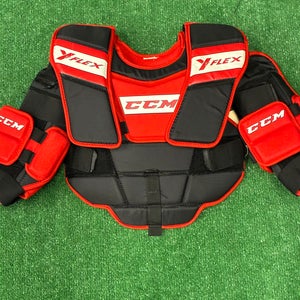 Youth Small / Medium CCM YTFlex 3 Goalie Chest Protector (Used)