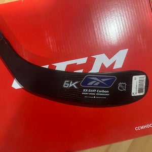 Reebok 6K Right Handed Stick Blade (p29) Mid Pattern Pro Stock (New)